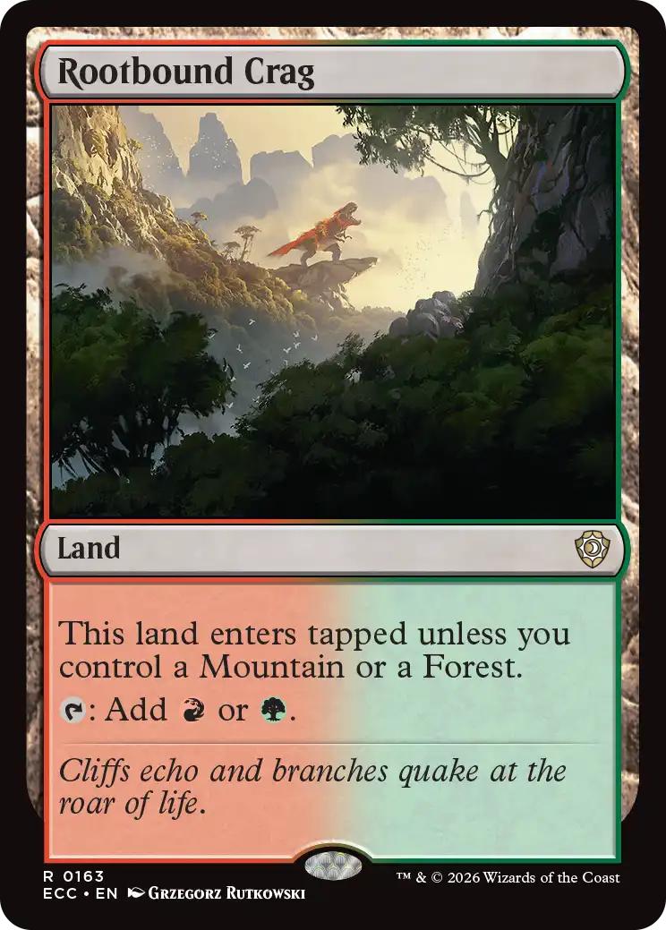 Rootbound Crag [163] [Lorwyn Eclipsed: Commander] [Non-Foil]