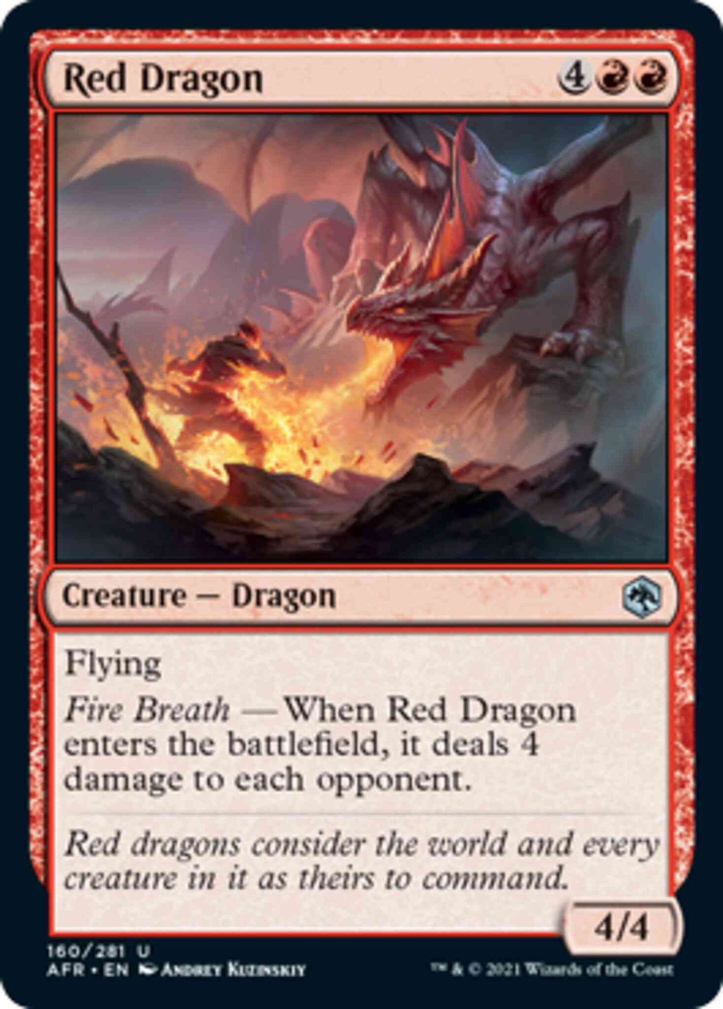 Red Dragon [160] [Adventures in the Forgotten Realms] [Non-Foil]