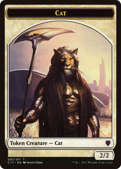 Cat Token (01) // Rat Token (03) [Commander 2017 Tokens] [Non-Foil]