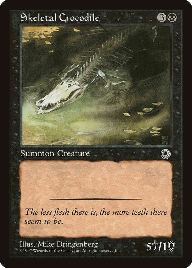 Skeletal Crocodile [110] [Portal 1] [Non-Foil]