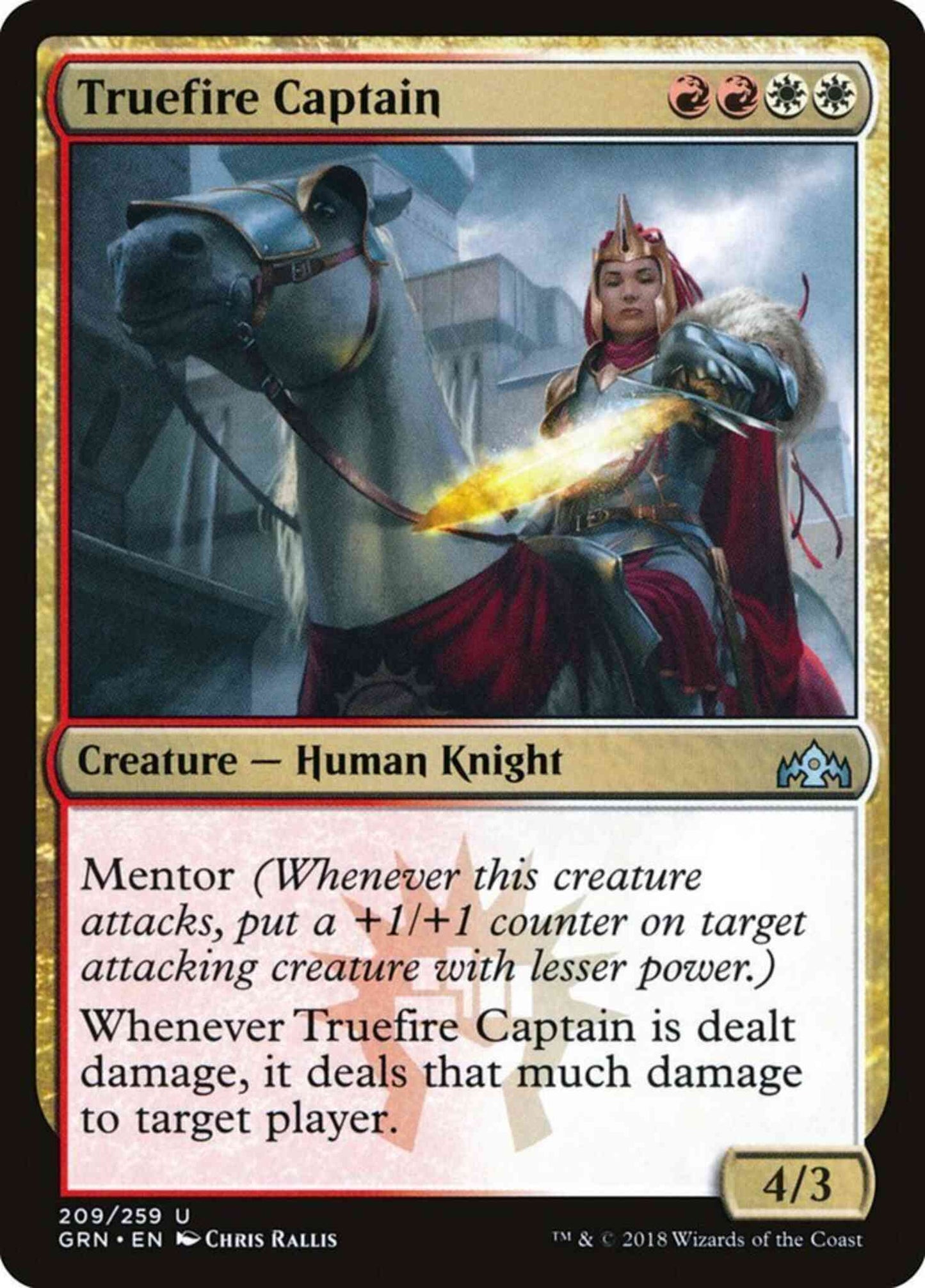 Truefire Captain [209] [Guilds of Ravnica] [Non-Foil]