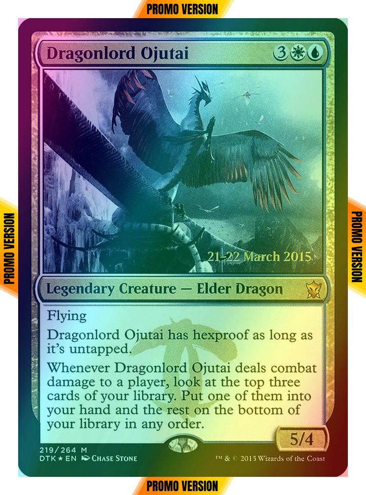 Dragonlord Ojutai [219s] [Dragons of Tarkir Promos] [Foil]