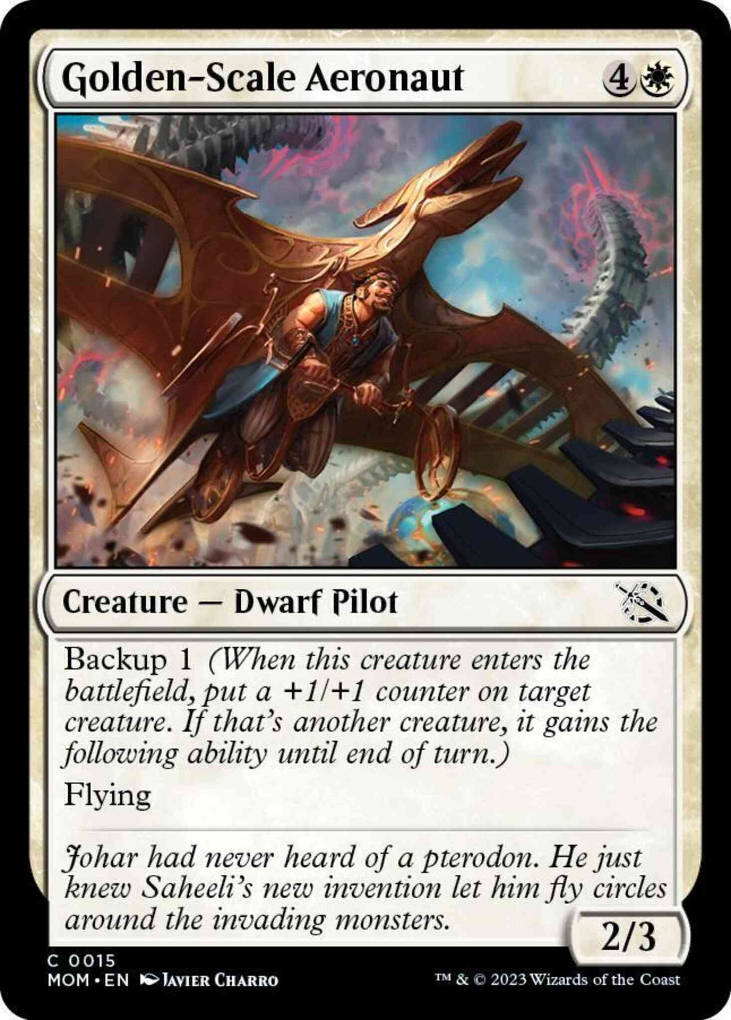 Golden-Scale Aeronaut [15] [March of the Machine] [Non-Foil]