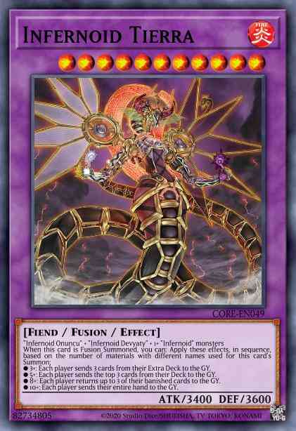 Infernoid Tierra - CORE-EN049 - Ultra Rare - Unlimited