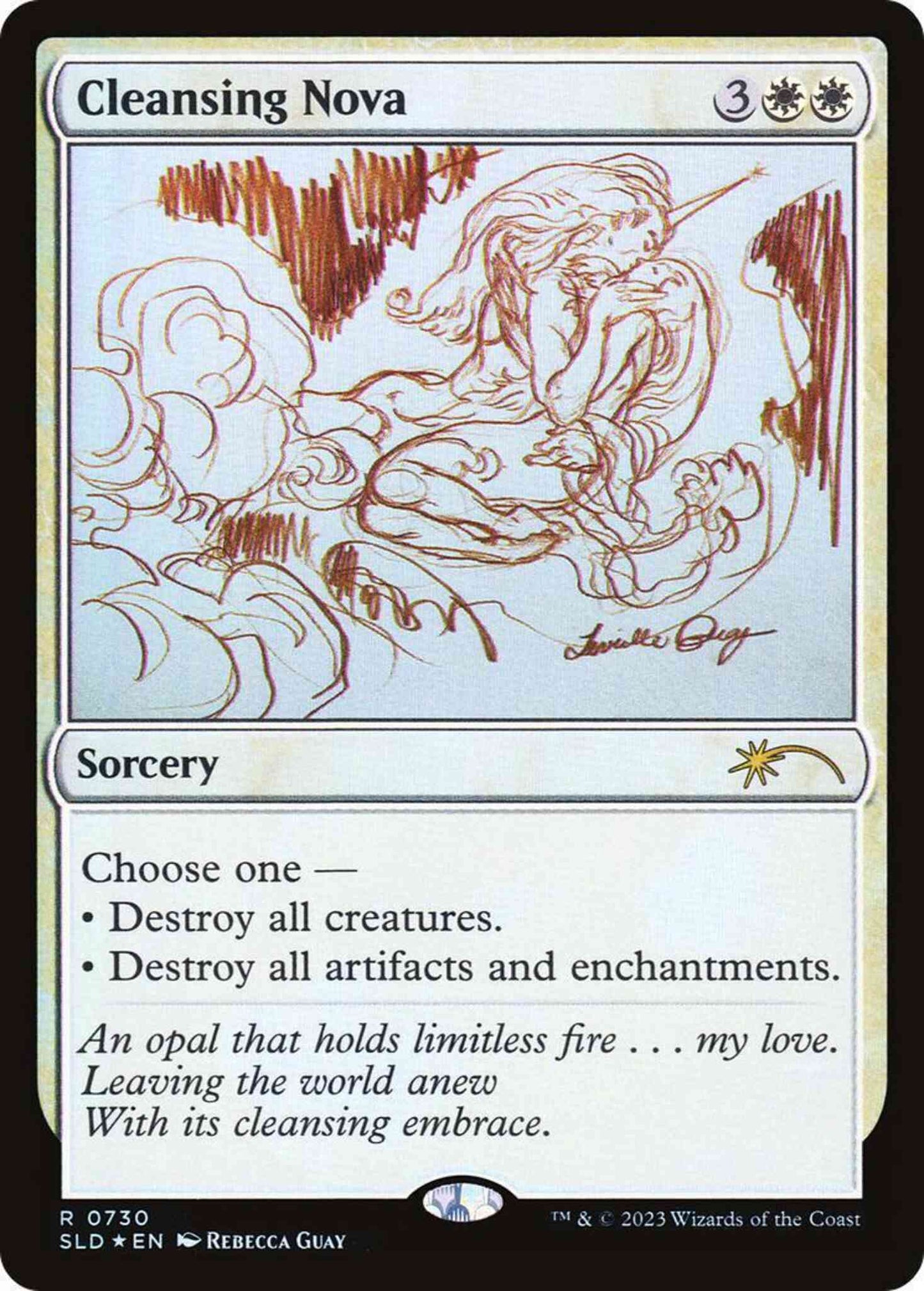 Cleansing Nova [0730] [Sketch] [Rebecca Guay] [Secret Lair Drop] [Non-Foil]