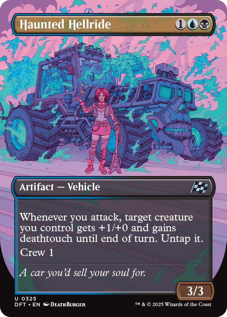 Haunted Hellride [325] [Borderless] [Revved Up] [Aetherdrift] [Non-Foil]