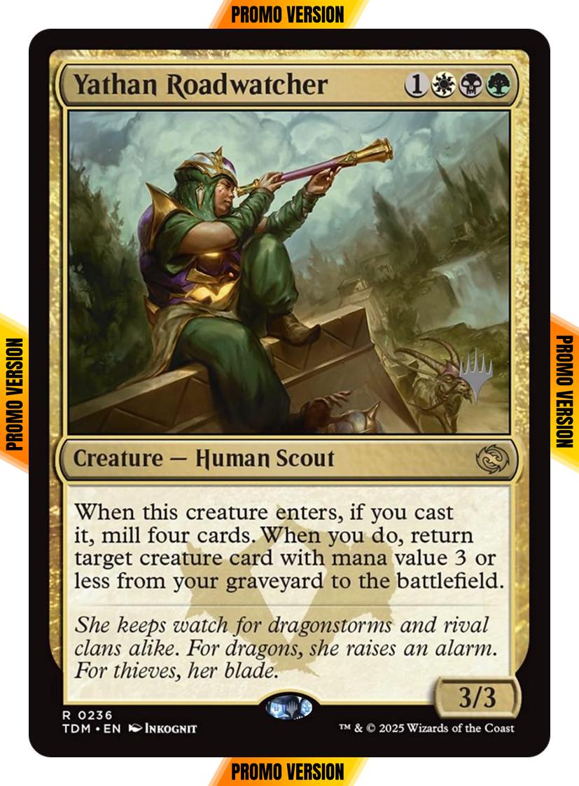 Yathan Roadwatcher [236p] [Promo Pack] [Tarkir: Dragonstorm: Promos] [Non-Foil]