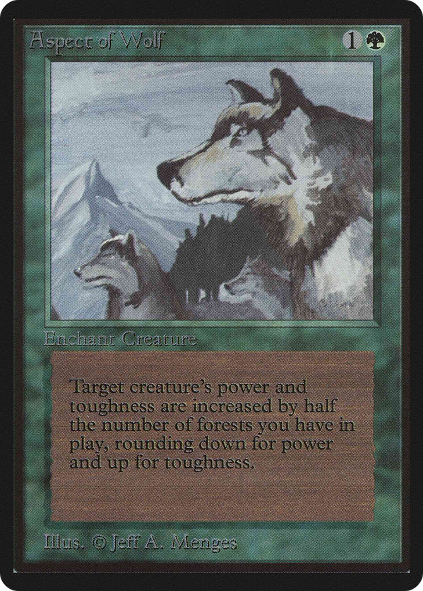 Aspect of Wolf [185] [Limited Edition Beta] [Non-Foil]