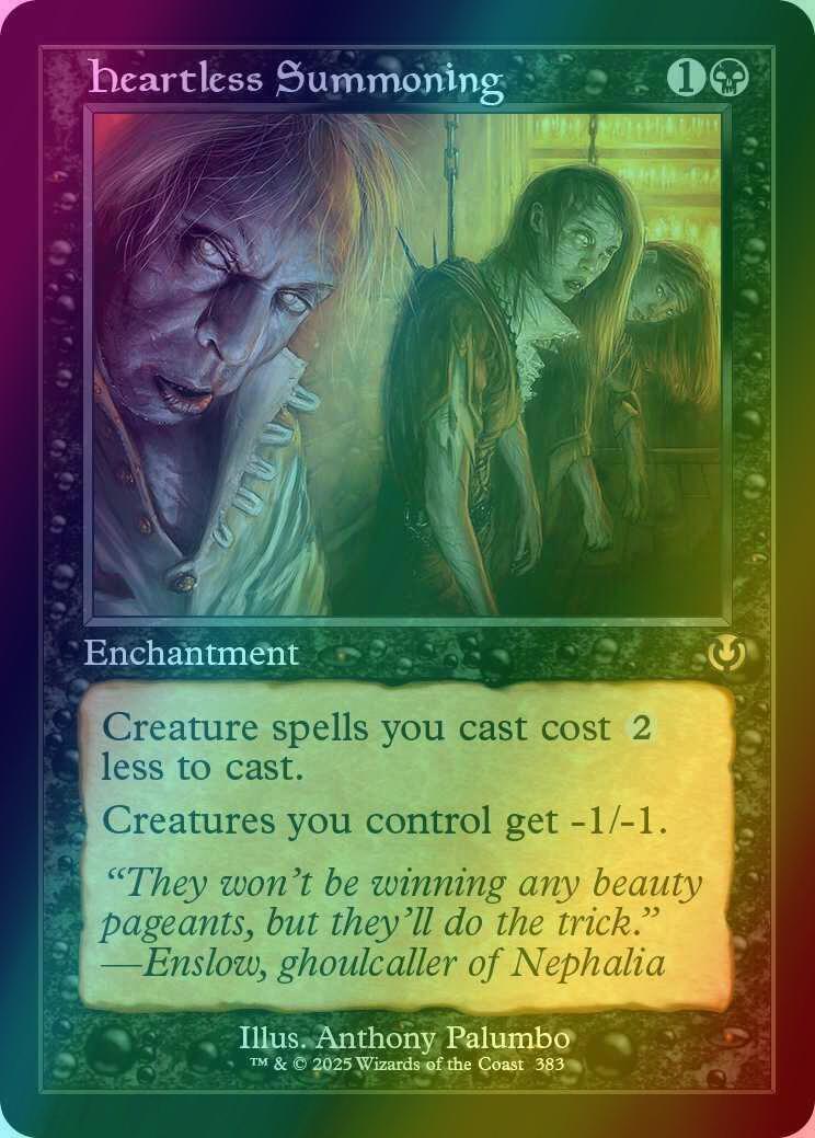 Heartless Summoning [383] [Retro Frame] [Innistrad Remastered] [Foil]