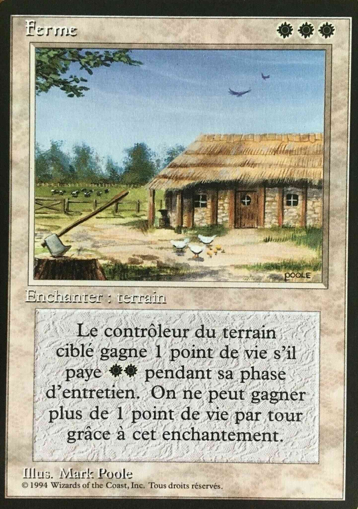 Farmstead - French [19] [Foreign Black Border: French] [Non-Foil]
