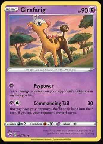 Girafarig - 065/185 - Uncommon [swsh4-065] [Non-Holo]