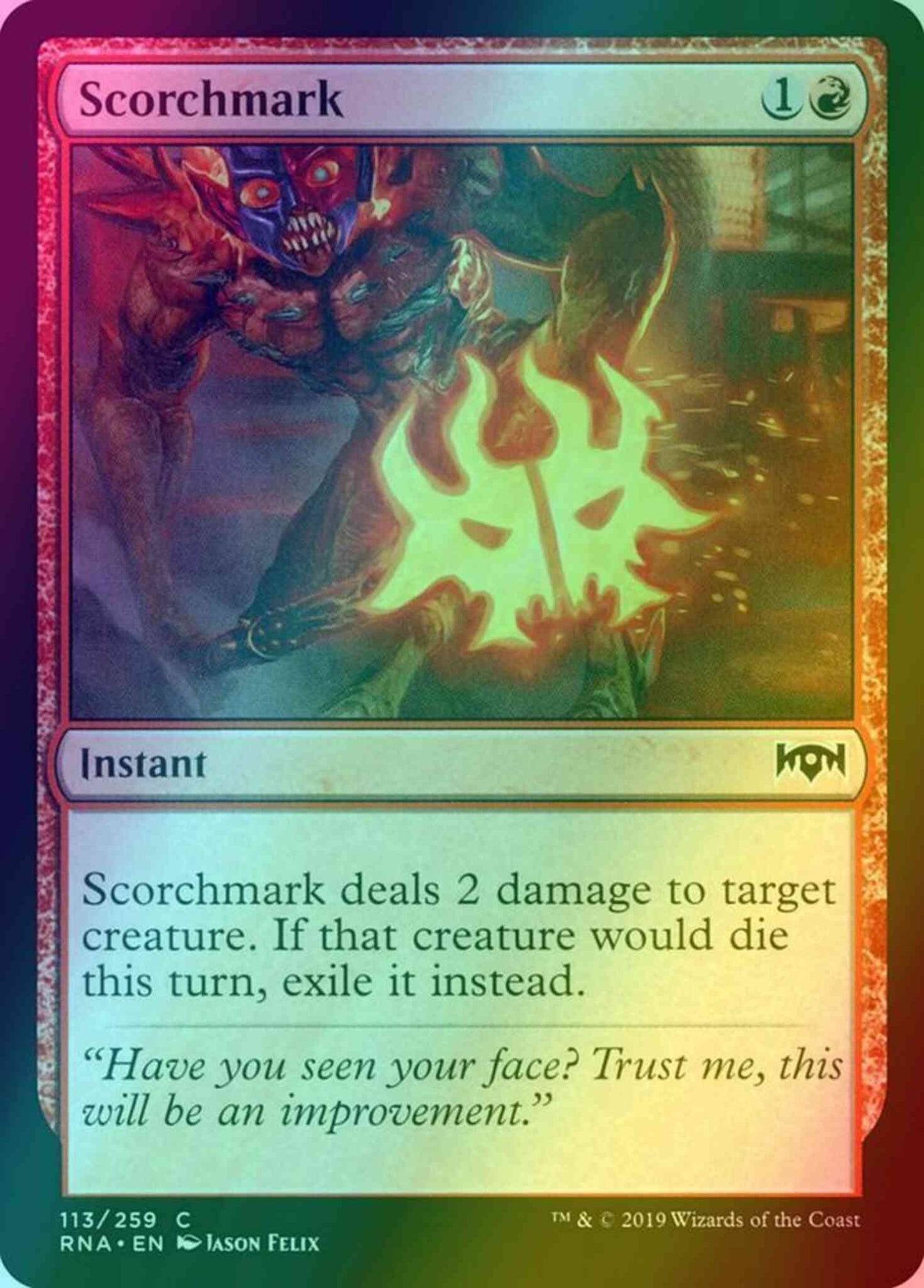 Scorchmark [113] [Ravnica Allegiance] [Foil]