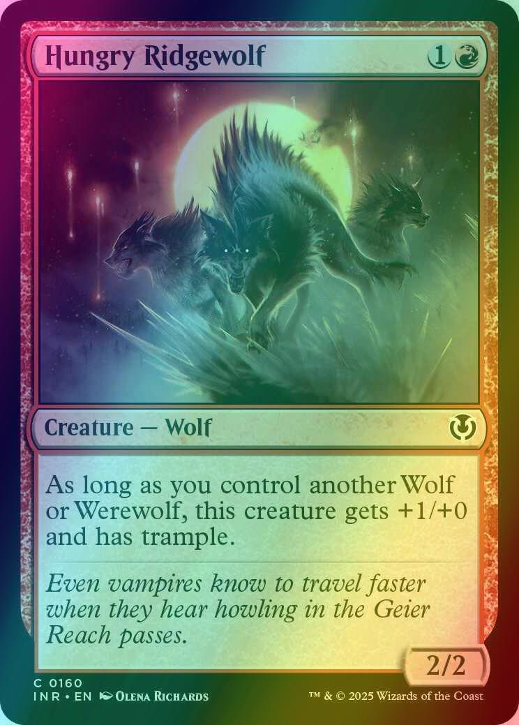 Hungry Ridgewolf [160] [Innistrad Remastered] [Foil]
