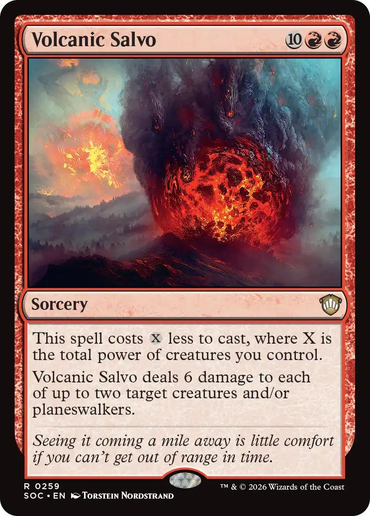 Volcanic Salvo [259] [Secrets of Strixhaven: Commander] [Non-Foil]
