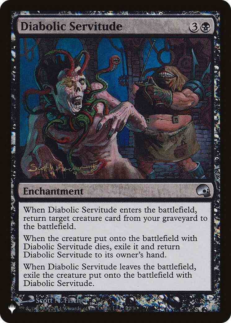 Diabolic Servitude [PD3-22] [The List] [Non-Foil]