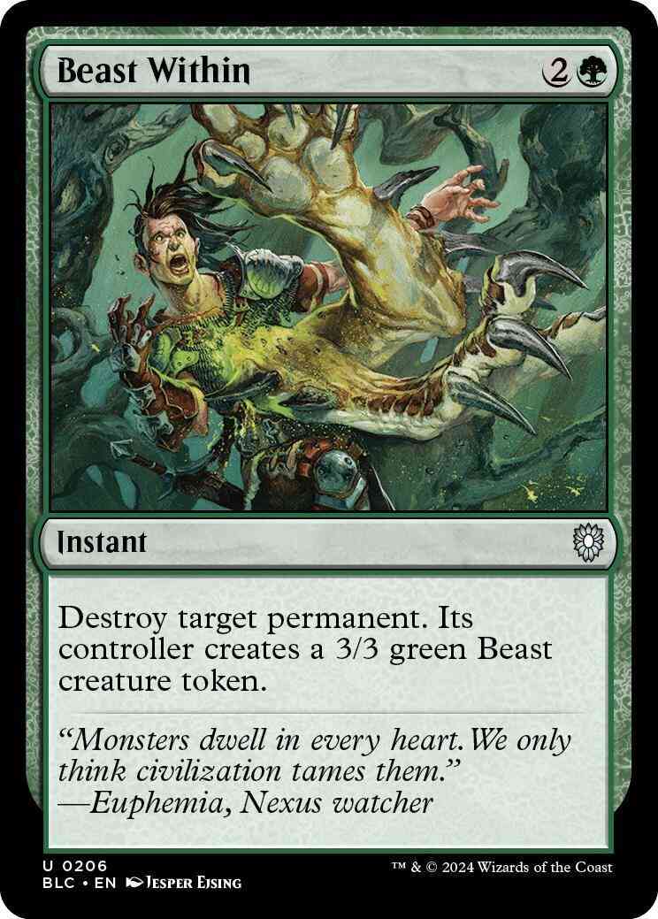 Beast Within [206] [Bloomburrow: Commander] [Non-Foil]