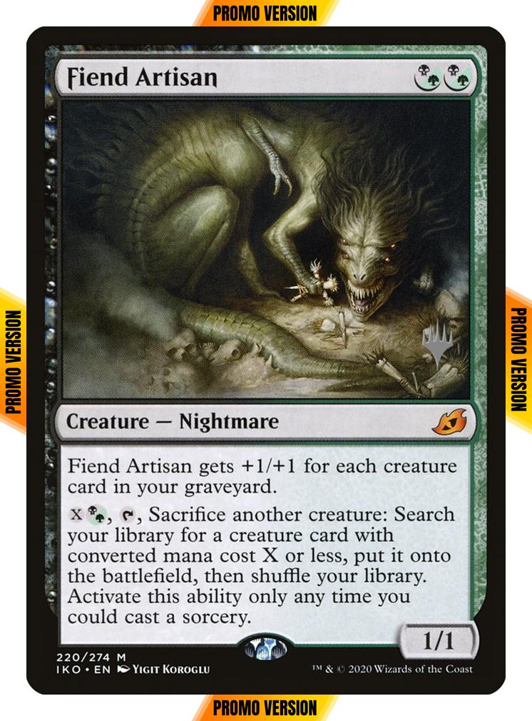 Fiend Artisan [Promo Pack] [220p] [Ikoria: Lair of Behemoths Promos] [Foil]