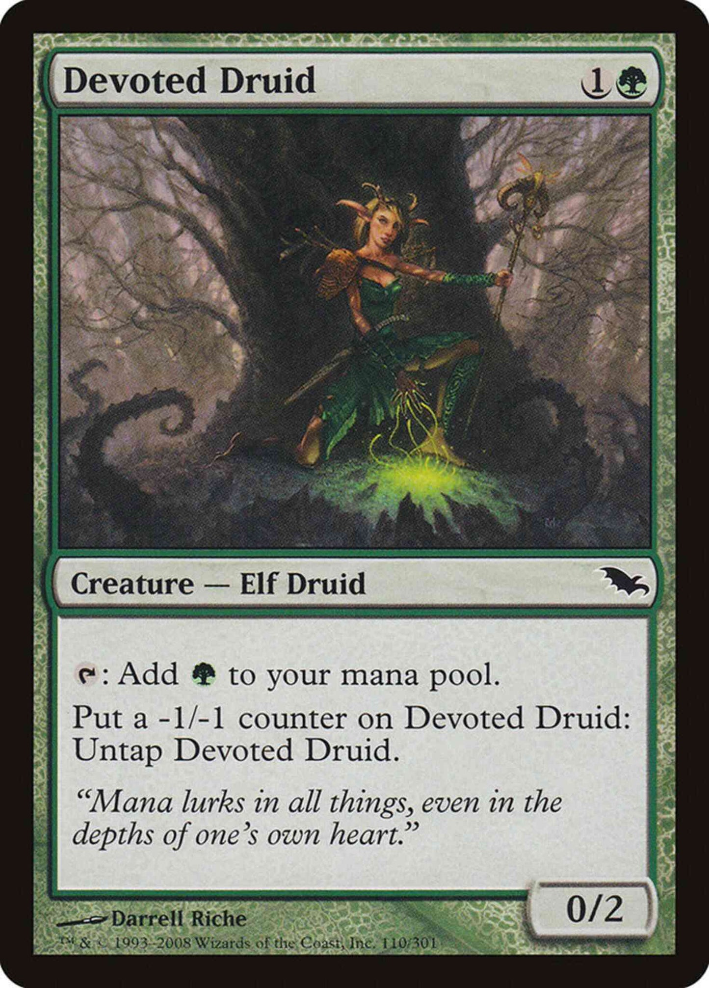 Devoted Druid [110] [Shadowmoor] [Non-Foil]