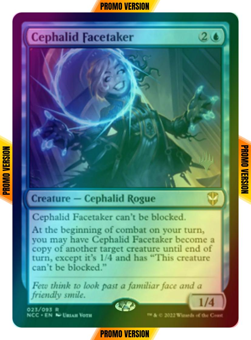 Cephalid Facetaker [Promo Pack] [23p] [Streets of New Capenna: Commander: Promos] [Foil]