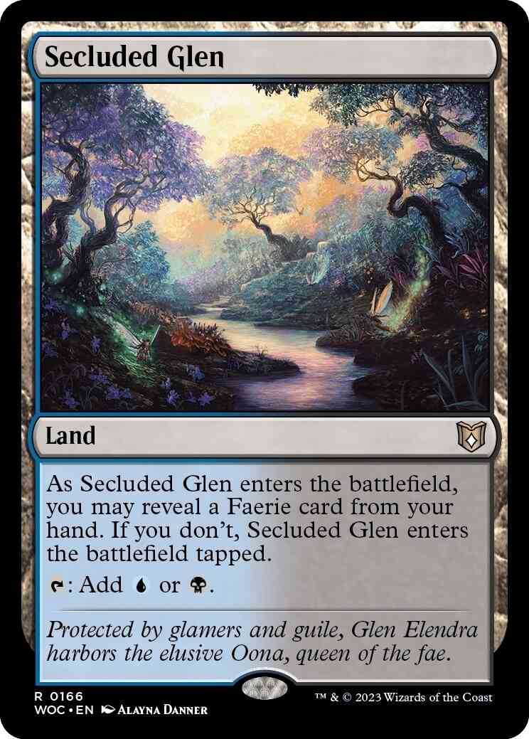 Secluded Glen [166] [Wilds of Eldraine: Commander] [Non-Foil]