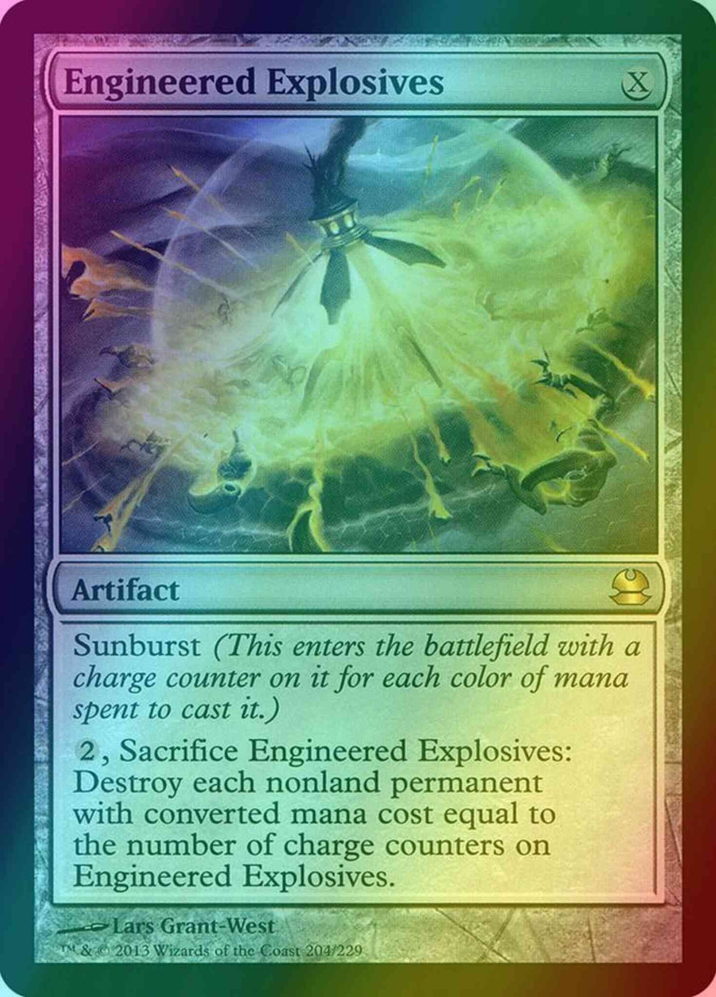 Engineered Explosives [204] [Modern Masters] [Foil]