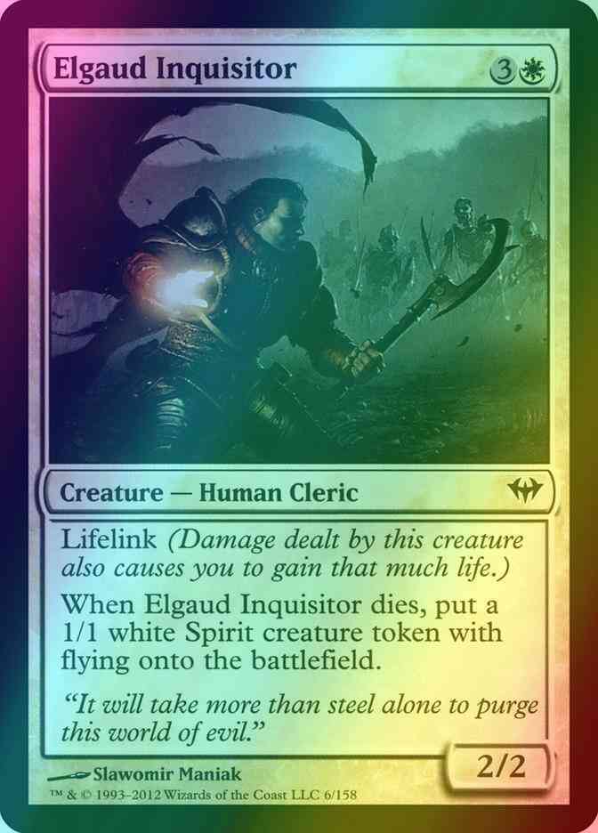 Elgaud Inquisitor [6] [Dark Ascension] [Foil]