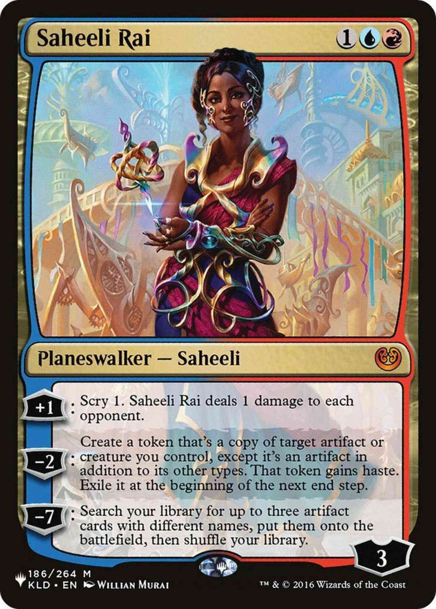 Saheeli Rai [KLD-186] [The List] [Non-Foil]
