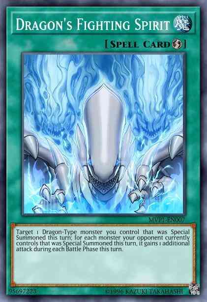 Dragon's Fighting Spirit - MVP1-ENG07 - Gold Rare - Unlimited