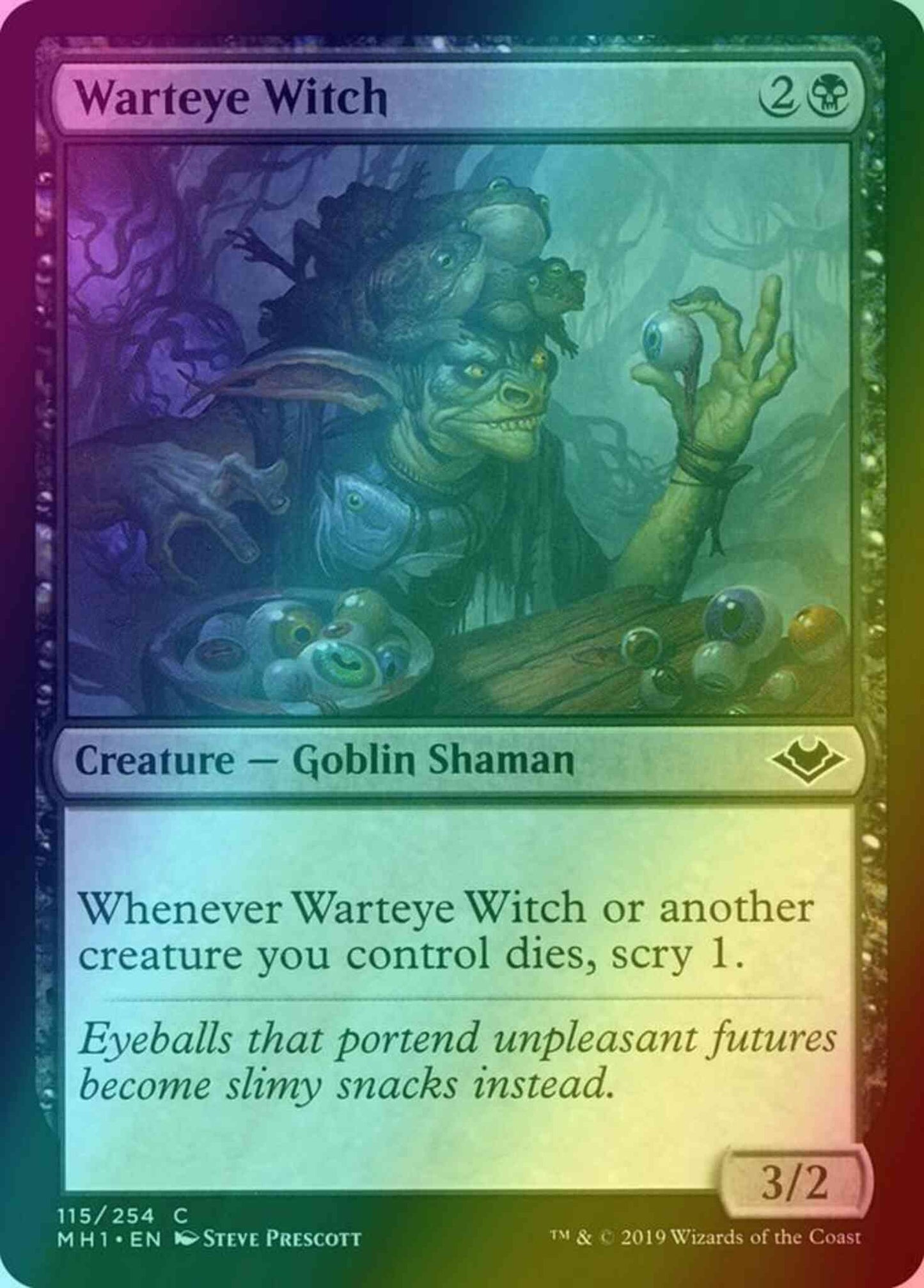Warteye Witch [115] [Modern Horizons] [Foil]