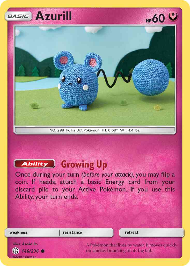 Azurill - 146/236 - Common [sm12-146] [Reverse Holo]