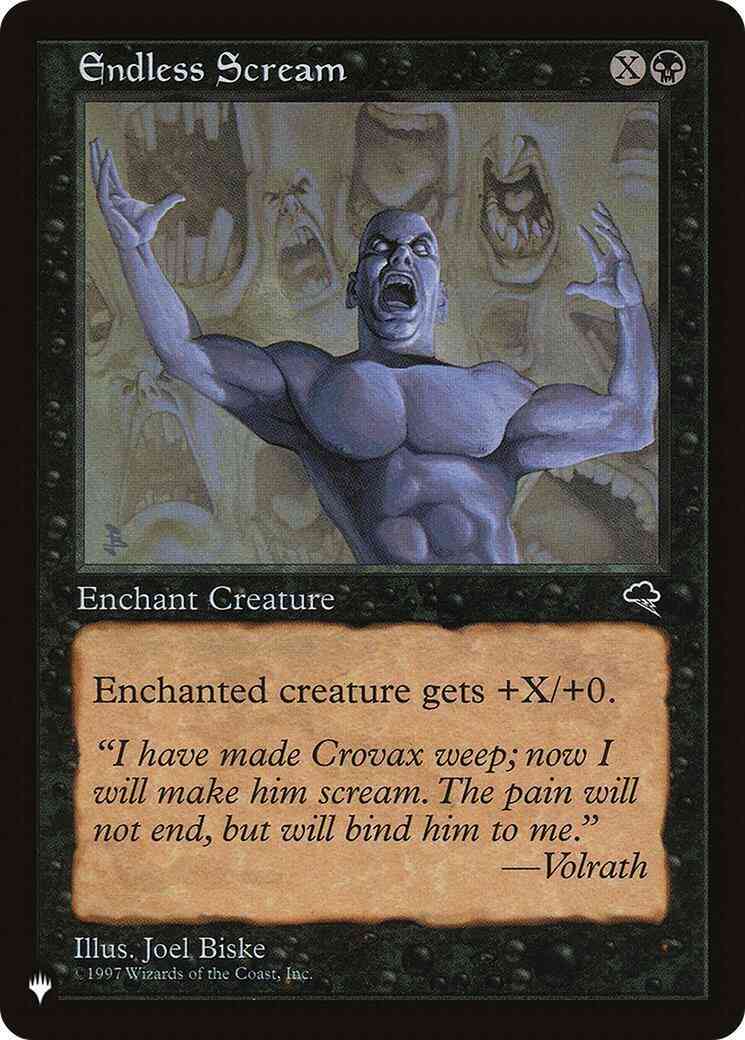 Endless Scream [TMP-132] [The List] [Non-Foil]