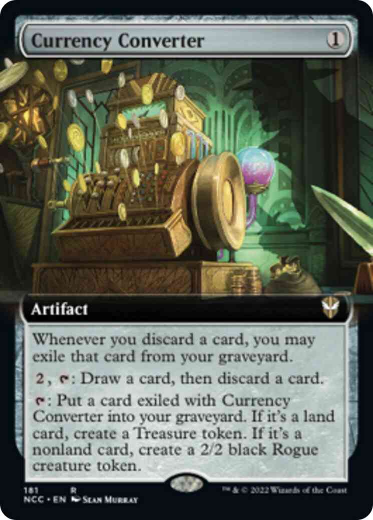 Currency Converter [181] [Extended Art] [Streets of New Capenna: Commander] [Non-Foil]