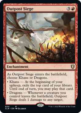 Outpost Siege [804] [Commander Legends: Battle for Baldur's Gate] [Non-Foil]
