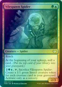 Vilespawn Spider [250] [Innistrad: Crimson Vow] [Foil]
