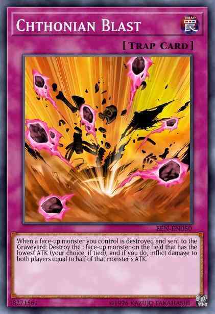 Chthonian Blast - DP2-EN028 - Common - Unlimited