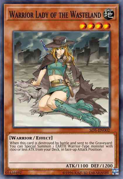 Warrior Lady of the Wasteland - DT04-EN006 - Duel Terminal Normal Parallel Rare - Duel Terminal
