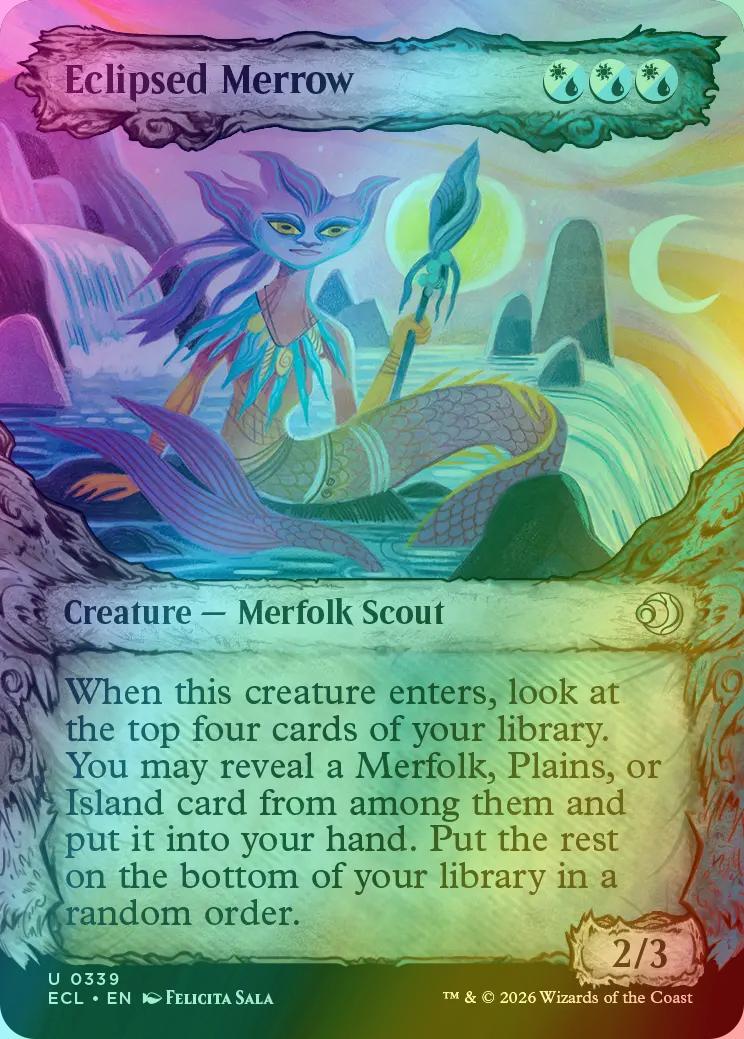 Eclipsed Merrow [339] [Fable Frame] [Lorwyn Eclipsed] [Foil]
