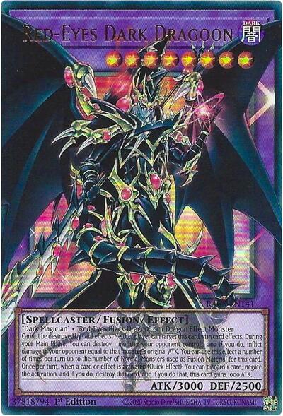Red-Eyes Dark Dragoon - Extended Art - RA05-EN141 - Ultra Rare - 1st Edition