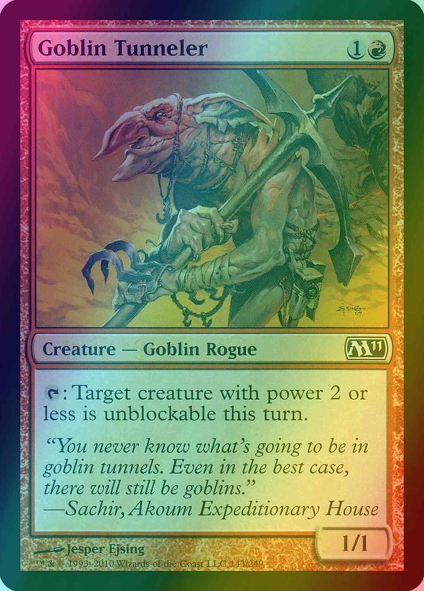 Goblin Tunneler [143] [Magic 2011] [Foil]