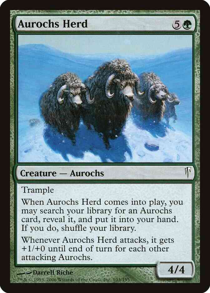Aurochs Herd [103] [Coldsnap] [Non-Foil]
