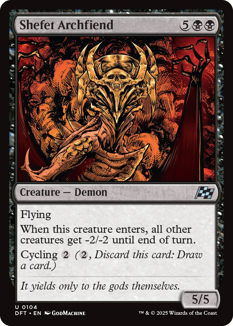 Shefet Archfiend [104] [Aetherdrift] [Non-Foil]