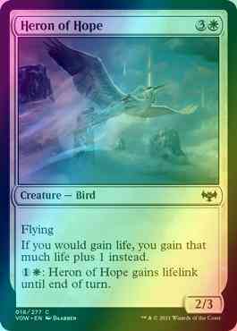 Heron of Hope [18] [Innistrad: Crimson Vow] [Foil]