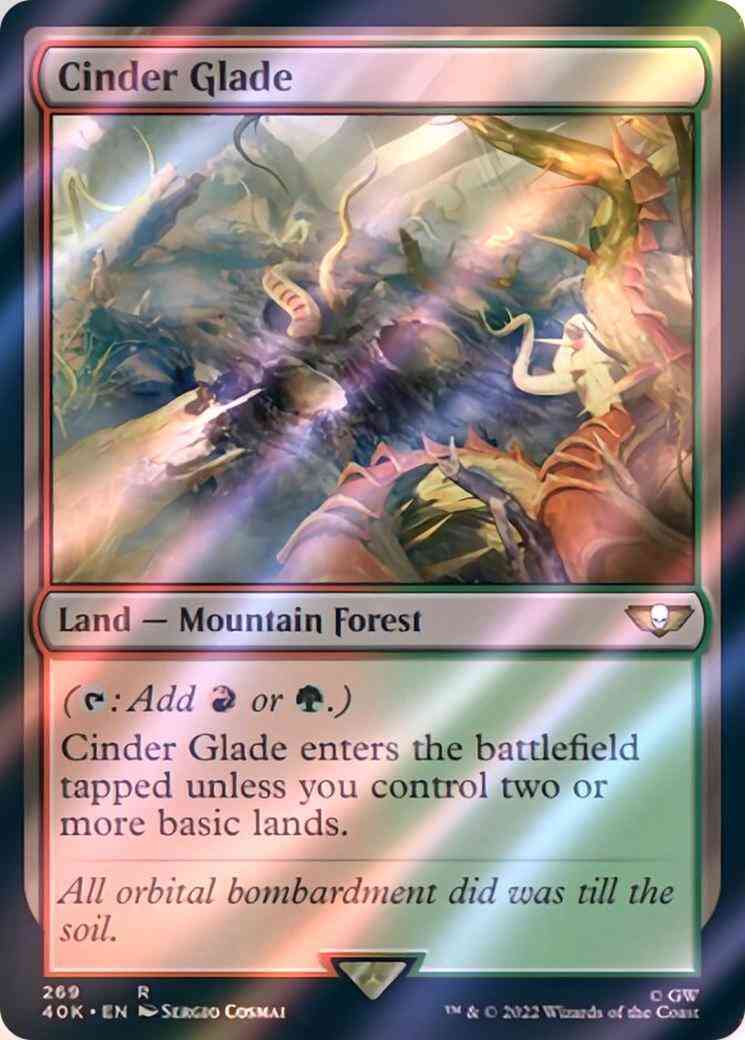 Cinder Glade [269] [Universes Beyond: Warhammer 40,000] [Surge Foil]