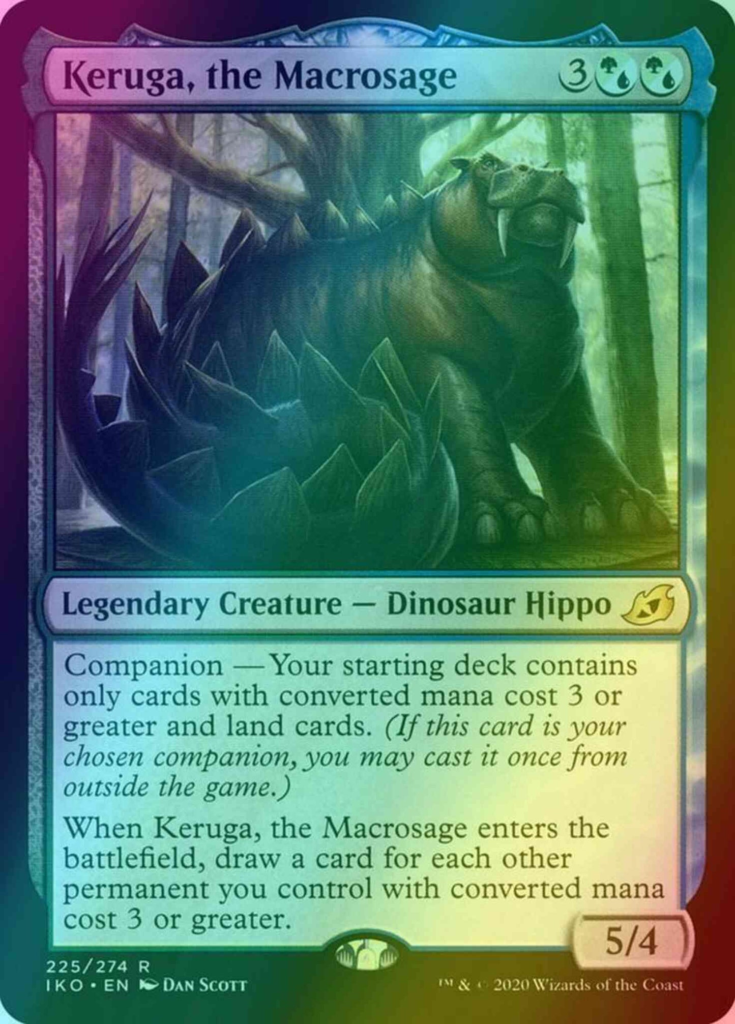 Keruga, the Macrosage [225] [Ikoria: Lair of Behemoths] [Foil]