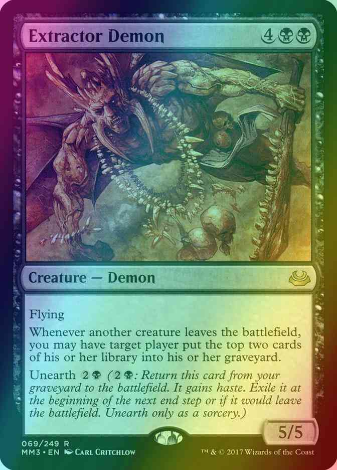 Extractor Demon [69] [Modern Masters 2017] [Foil]