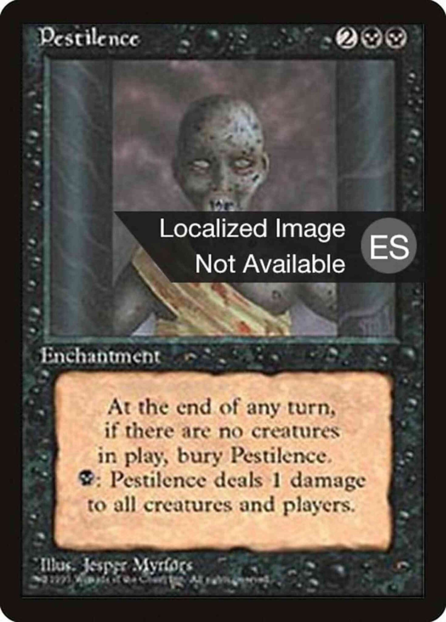 Pestilence - Spanish [152] [Fourth Edition Black Border: Spanish] [Non-Foil]