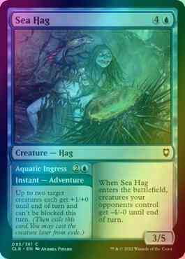 Sea Hag // Aquatic Ingress [95] [Commander Legends: Battle for Baldur's Gate] [Foil]