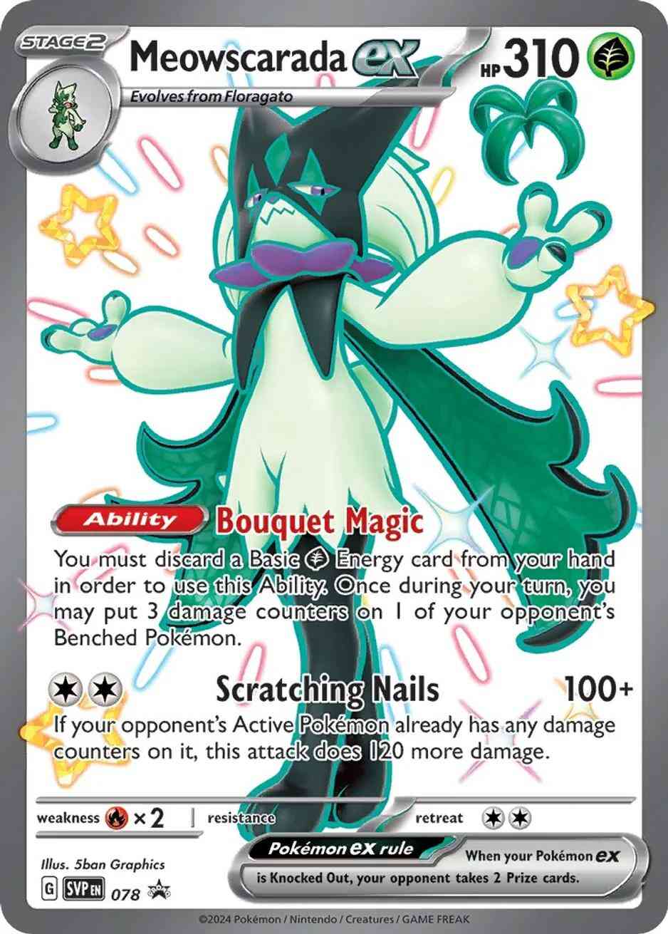 Meowscarada ex - 078 - Promo [svp-078] [Ultra]