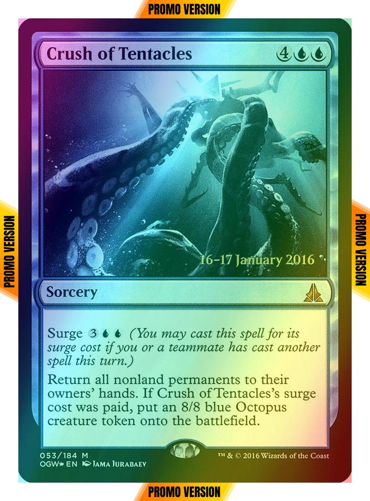 Crush of Tentacles [53s] [Oath of the Gatewatch Promos] [Foil]