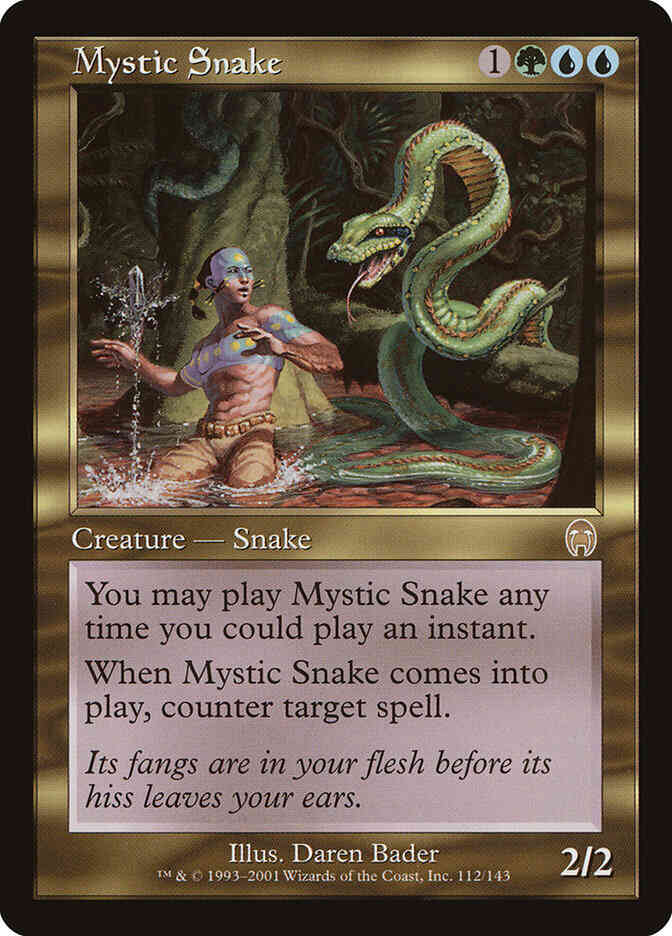 Mystic Snake [112] [Apocalypse] [Non-Foil]